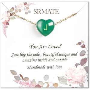 Green Jade Necklaces "J" ‎ (3936)